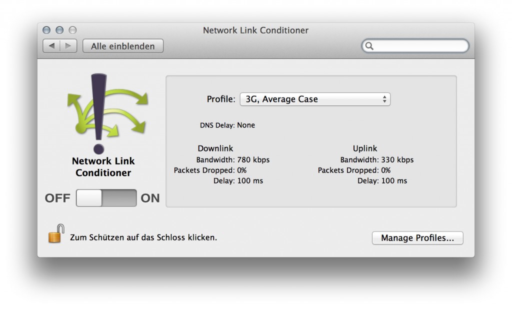 Network Link Conditioner